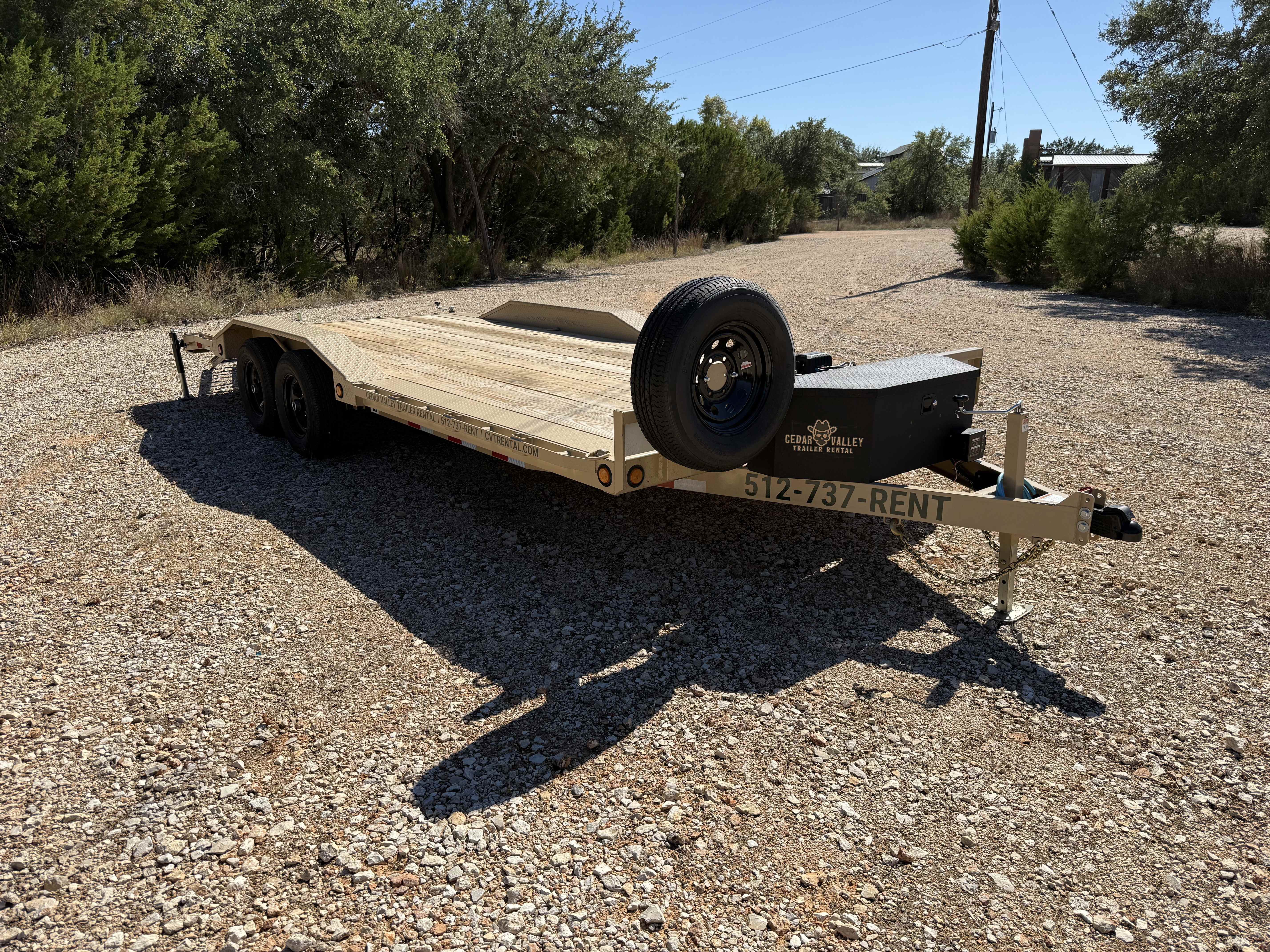 20' Car Hauler additional view 2 - detailed photo of PJ Car Hauler rental